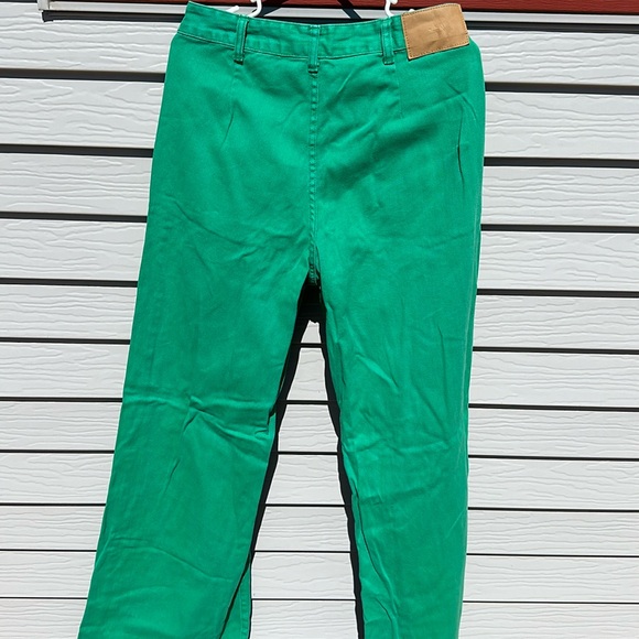 SHEIN W31 Flare Green Jeans. - Picture 2 of 6